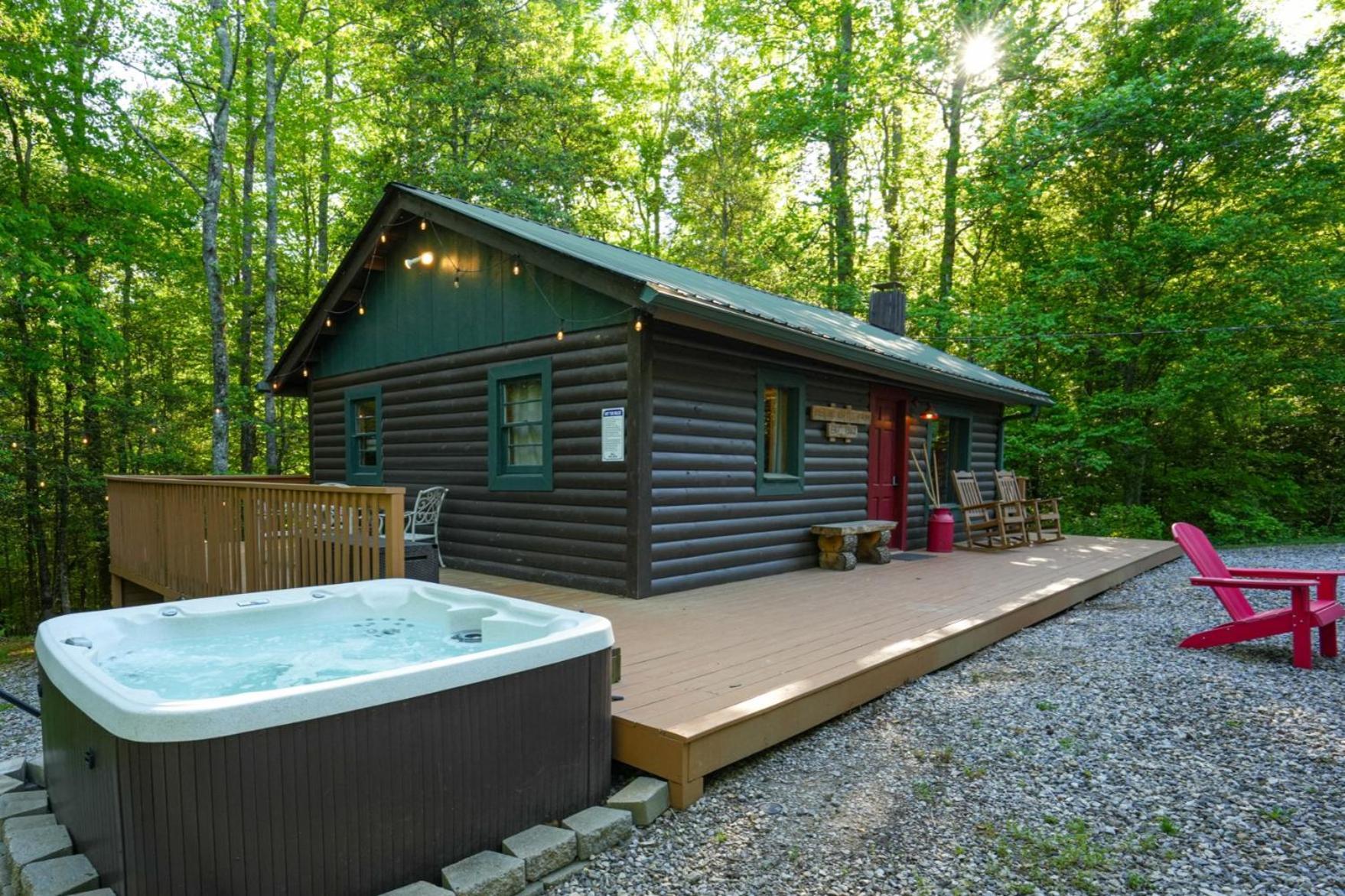 The Big Little Cabin - Hot Tub & Playground Villa Dahlonega Exterior photo