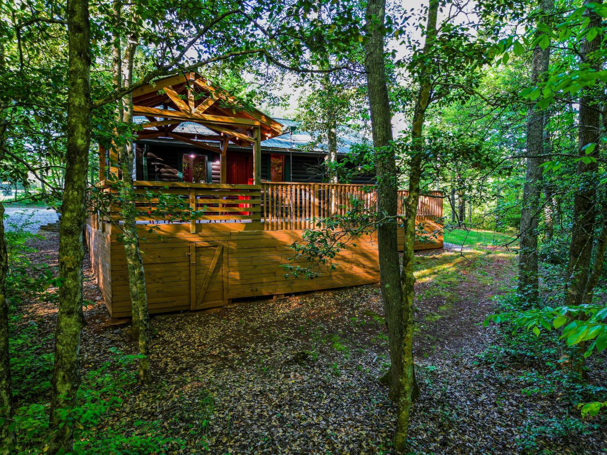 The Big Little Cabin - Hot Tub & Playground Villa Dahlonega Exterior photo